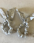 Pure Silk Bunny Hairbands x 2