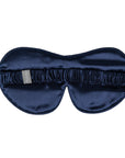 Silk Eye Mask in Navy