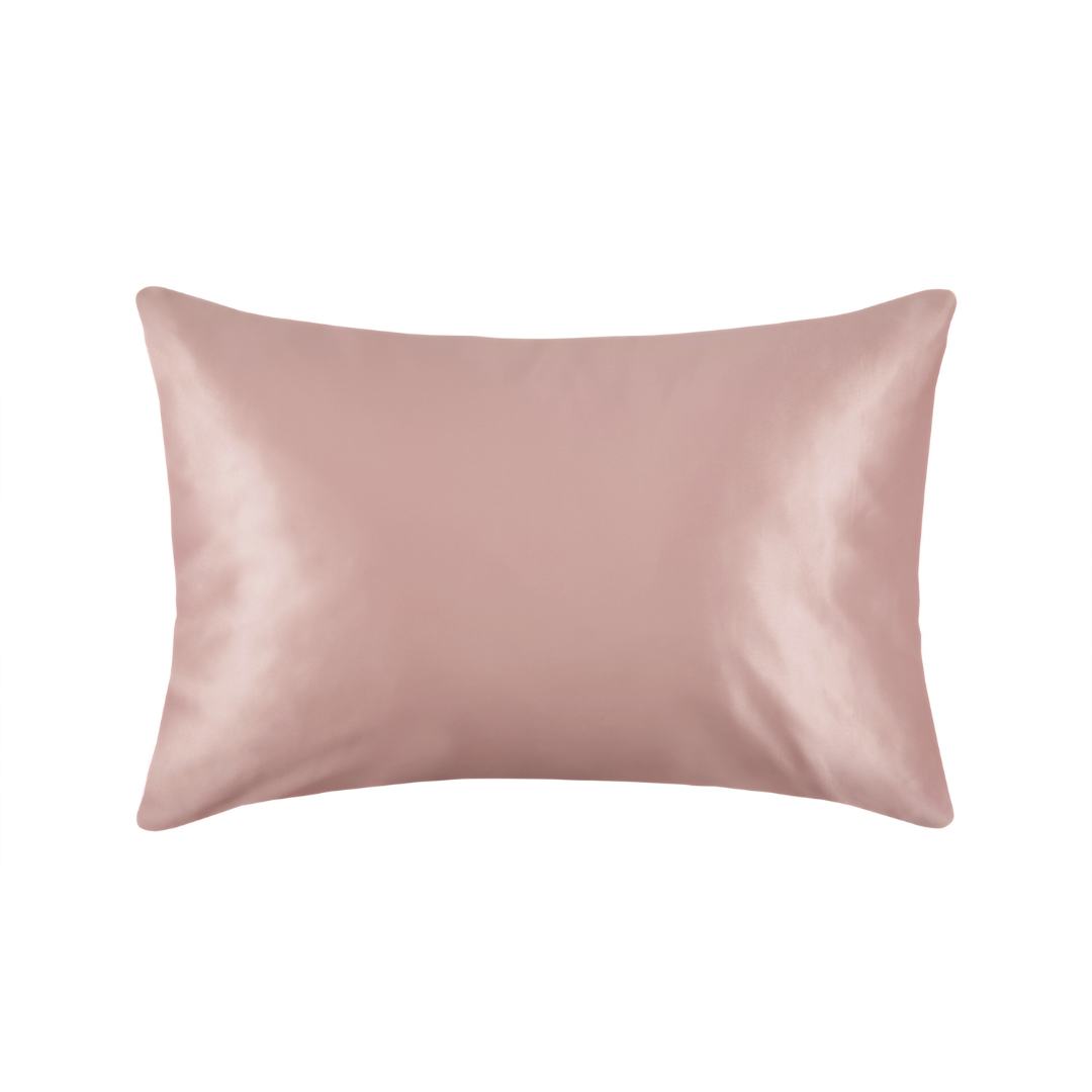 Damask Pink Silk Pillowcase