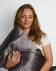 Anti-Acne Silk Pillowcase - Charcoal