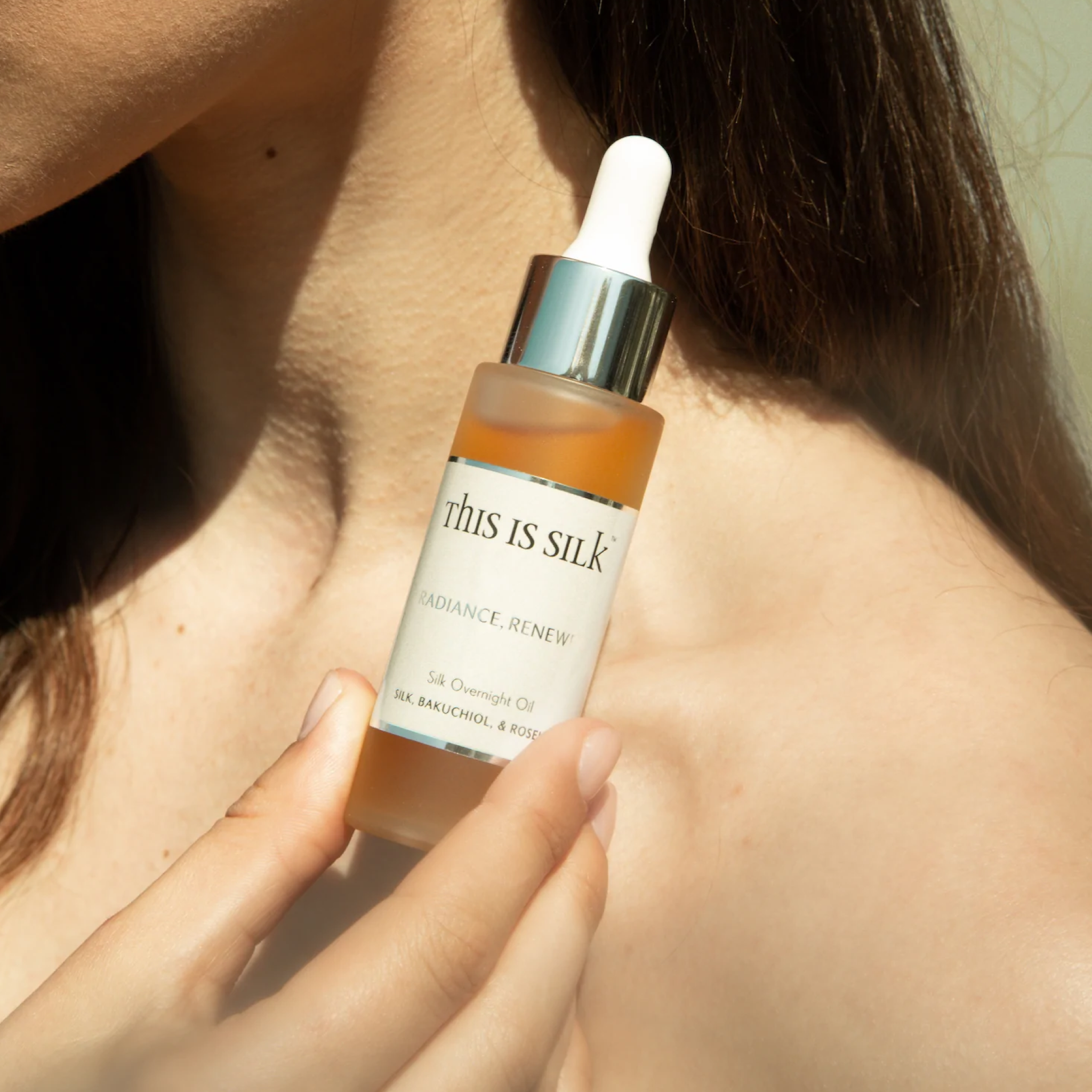 Radiance Renewed Overnight Facial Oil with Silk Peptides - ThisIsSilk