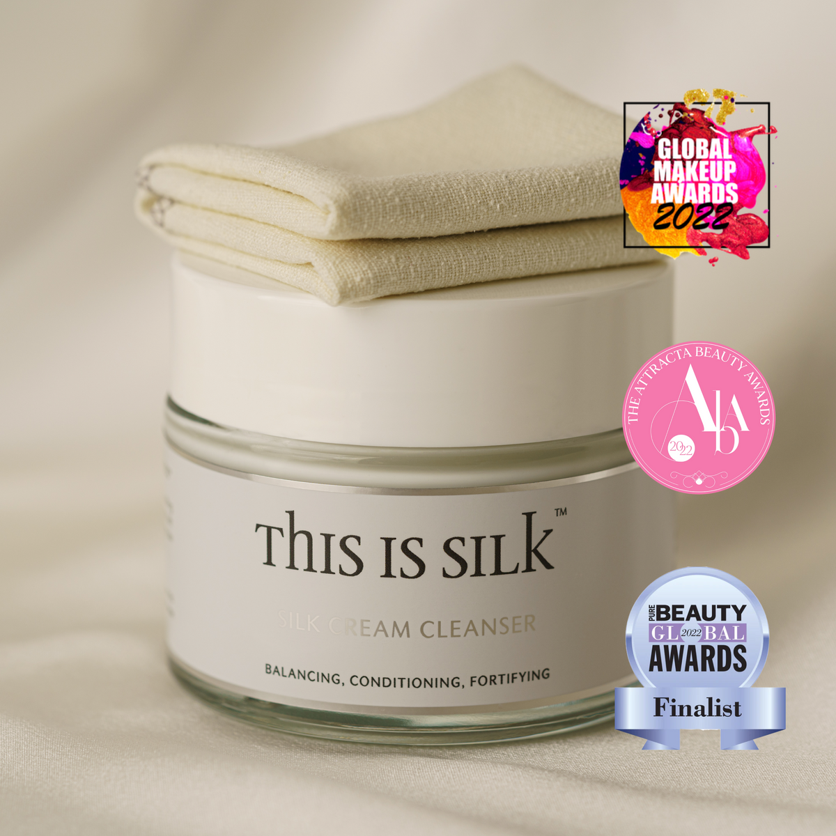 Silk Cream Cleanser  - With 1 x Silk Cleansing Cloth (100 ml)