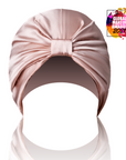 Silk Hair Wrap in Pink