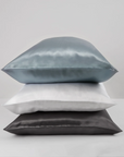 Tempest Grey Silk Pillowcase