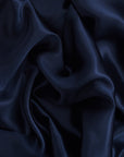 Navy Silk Pillowcase