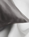 Tempest Grey Silk Pillowcase