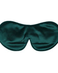 Silk Eye Mask in Emerald Green